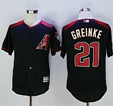 Arizona Diamondbacks #21 Zack Greinke Black Brick New Cool Base Stitched Baseball Jersey Sanguo,baseball caps,new era cap wholesale,wholesale hats